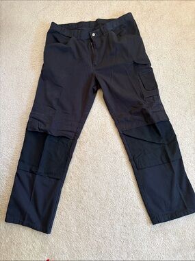 Men's Black Skiller Work Utility Cargo Pants
